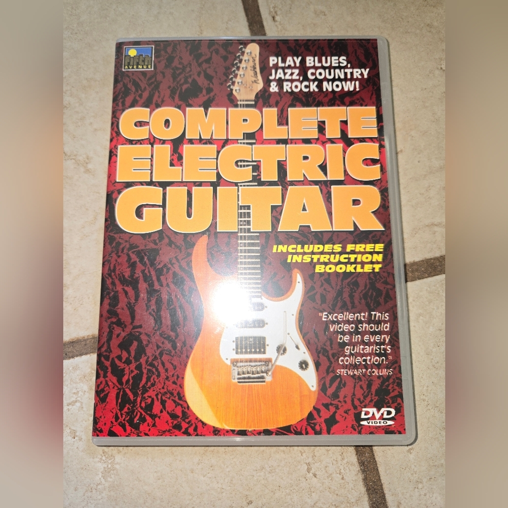 Complete Electric Guitar Instructional Video. NO BOOKLET